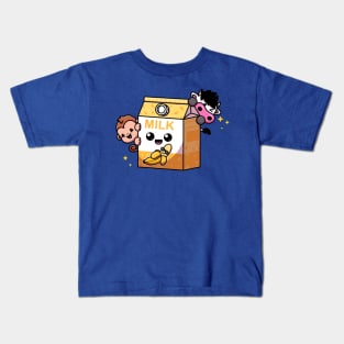 Kawaii Banana Milk Kids T-Shirt